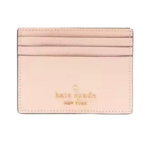 Kate Spade Conch Pink Madison slim card holder